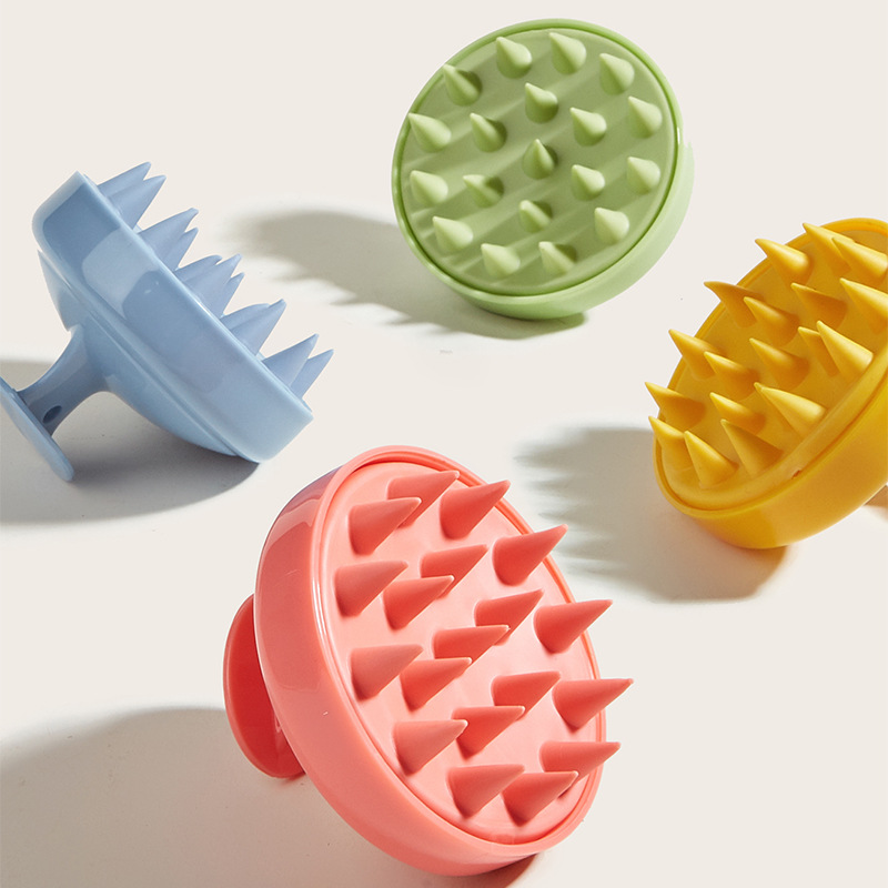 Baby Products For Bathing - Wet & Dry Silicone Hair Massage