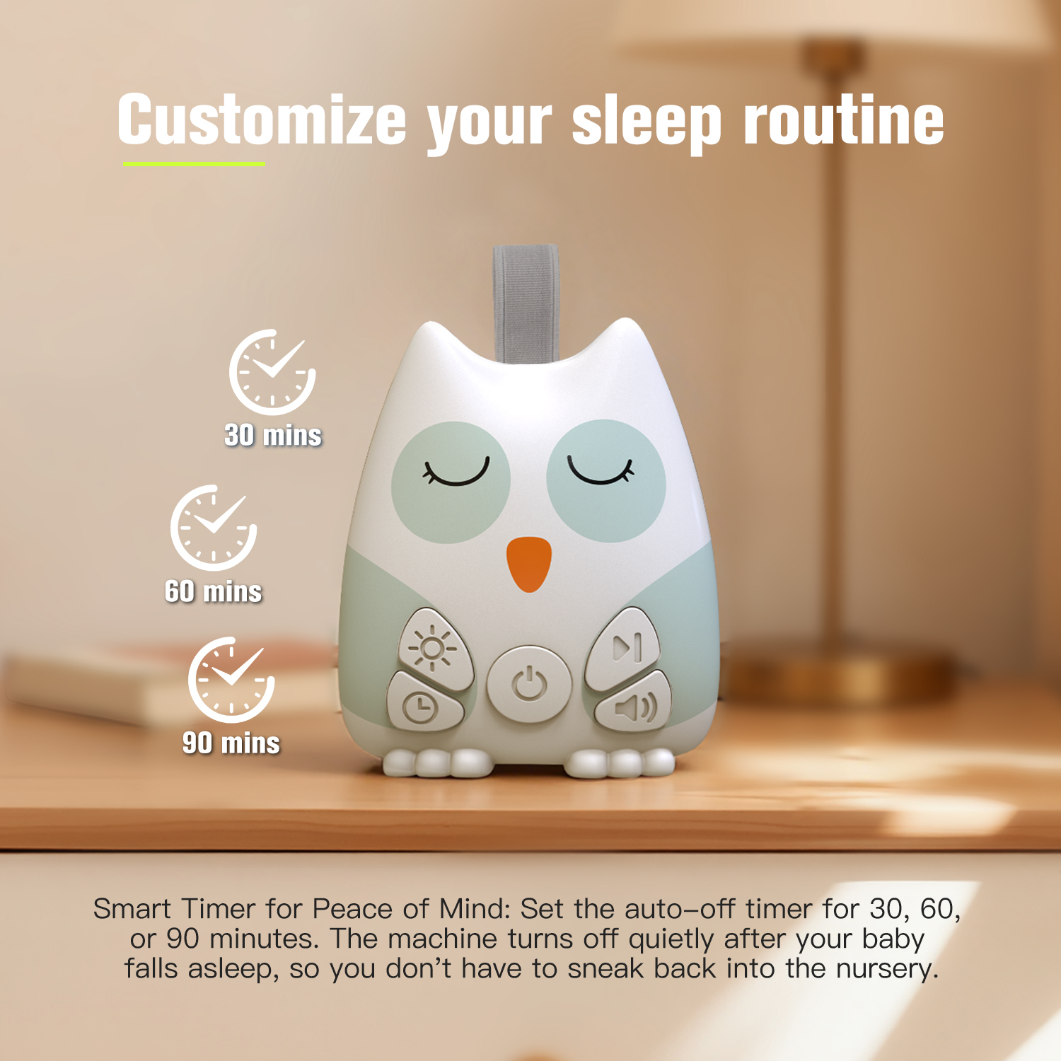 Portable White Noise Sound Mac - White Noise Machine Baby ulasan dan harga