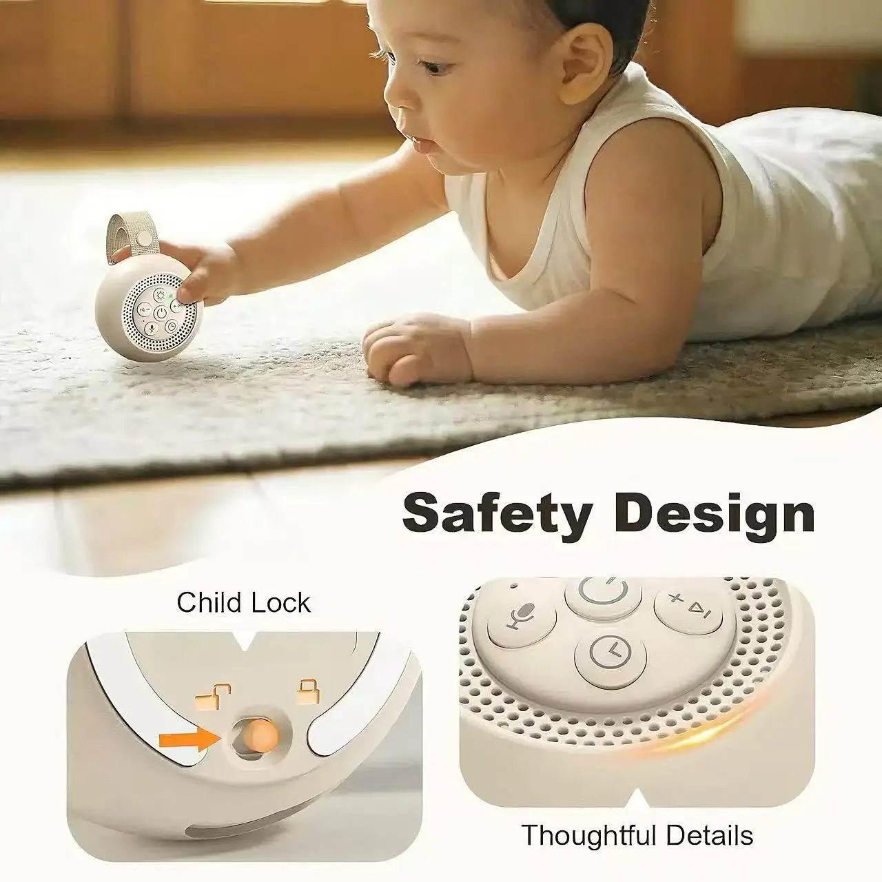 White Noise Machine With Warm  - White Noise Machine Baby ulasan dan harga