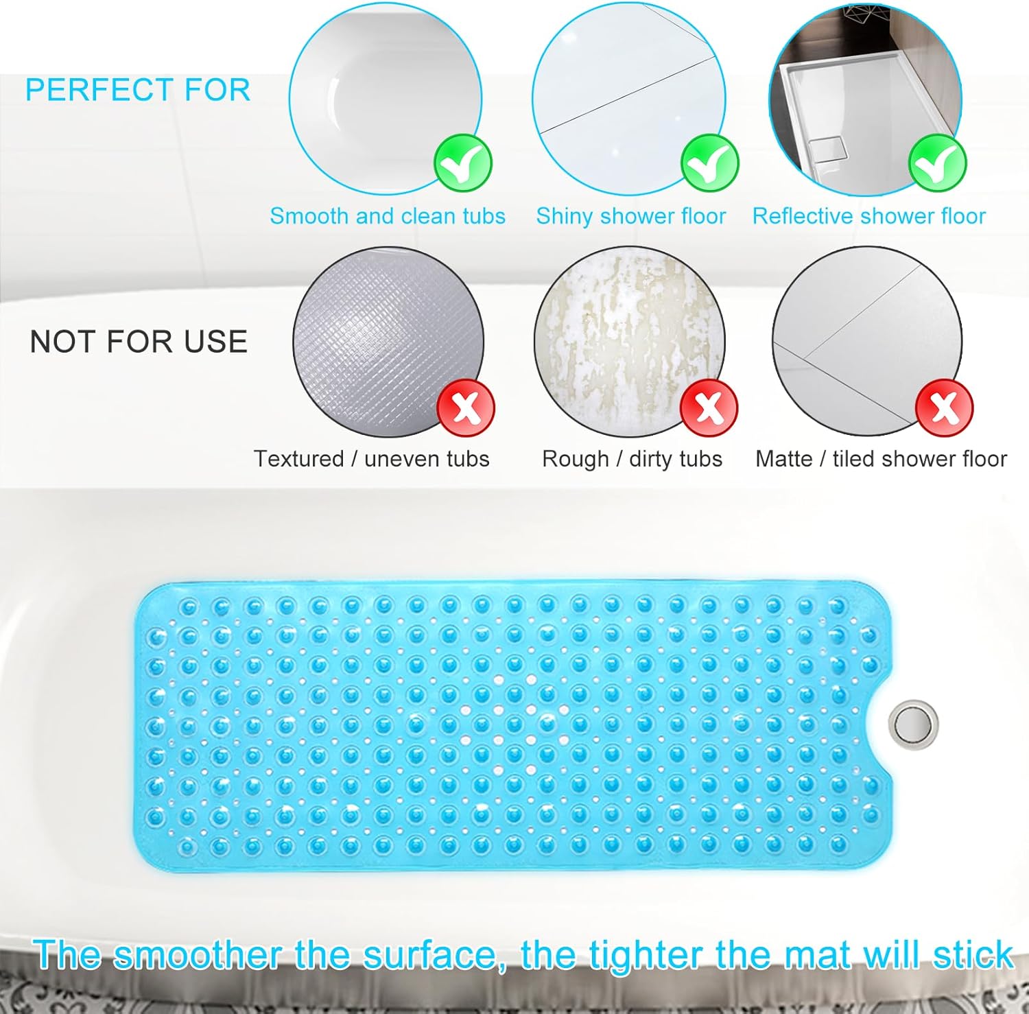 Extra Long Baby Bath Mat Non S - Baby Products For Bathing ulasan dan harga
