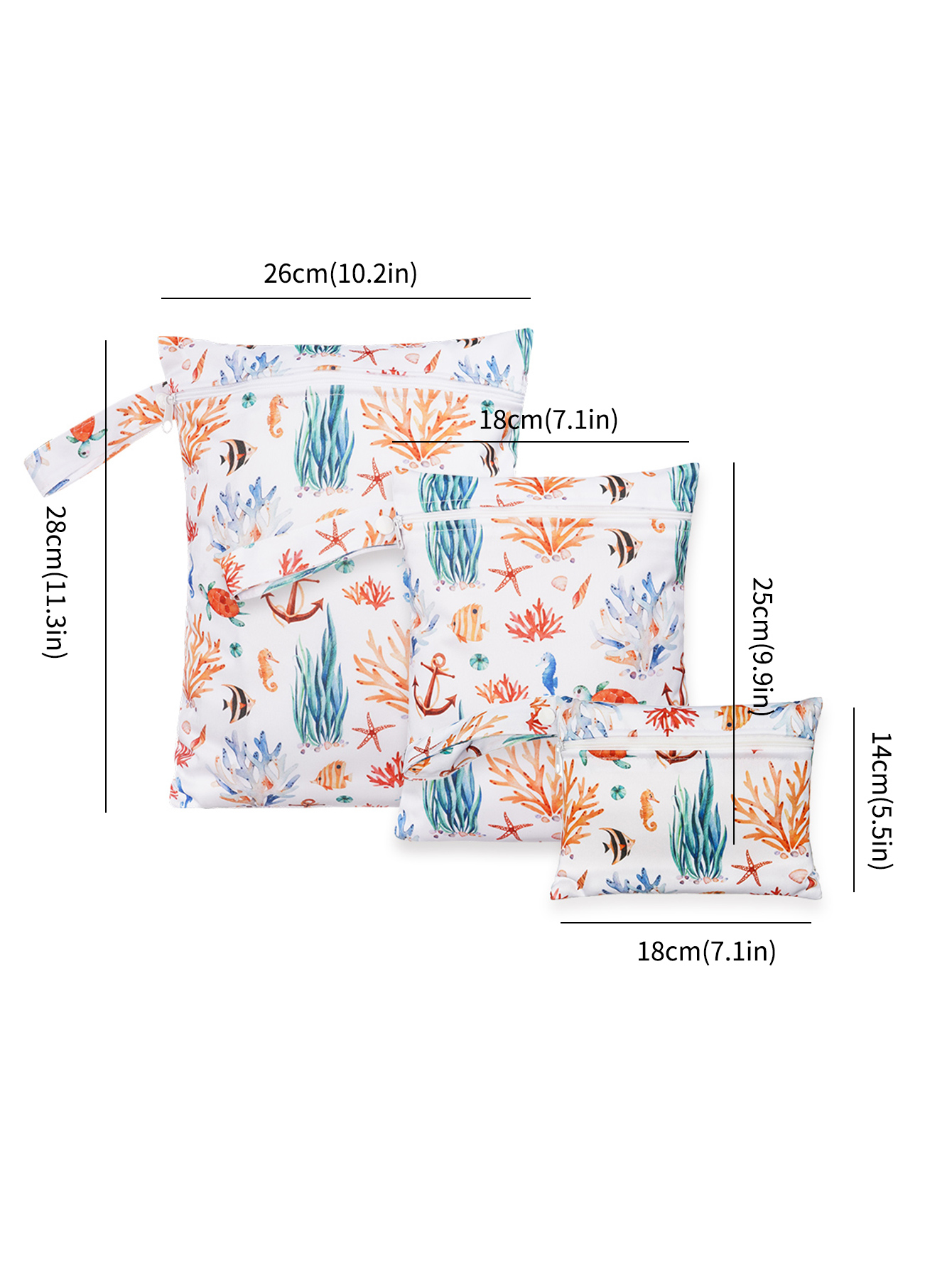 HappyFlute 3Pcs Waterproof Reu - Diaper Bag Backpack ulasan dan harga