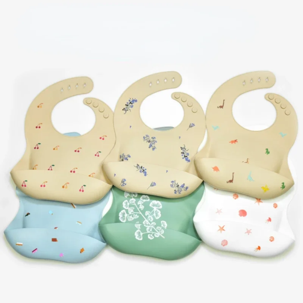 New Baby Bibs BPA Free Waterpr - Silicone Baby Bibs ulasan dan harga