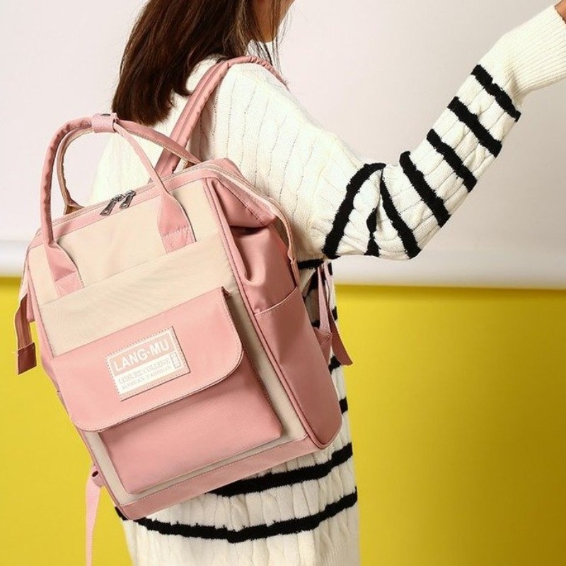 Vintage Leather Diaper Bag Lar - Diaper Bag Backpack ulasan dan harga